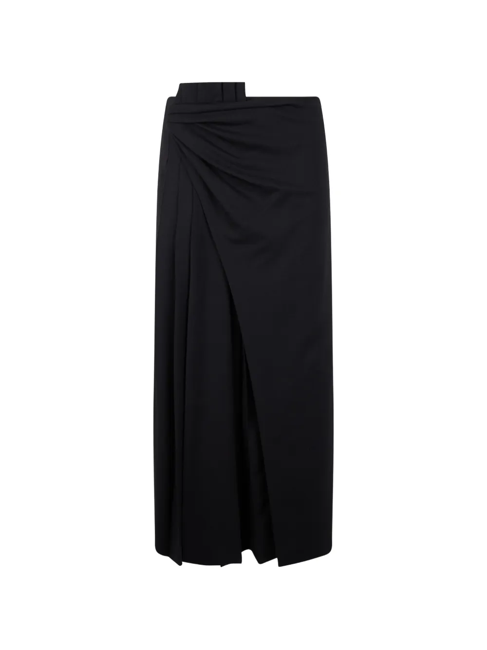 Alberta Ferretti Drapierter Maxirock - Schwarz