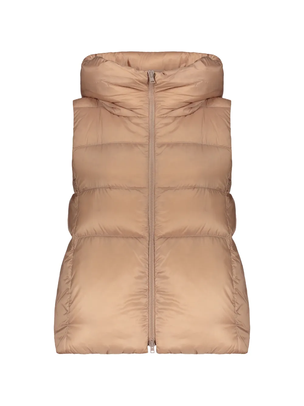 Herno padded hooded gilet - Nude