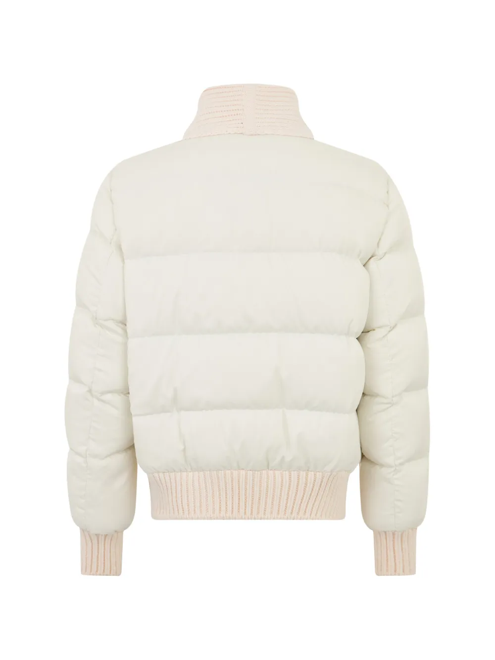 Herno Gewatteerd jack met sjaalkraag Beige