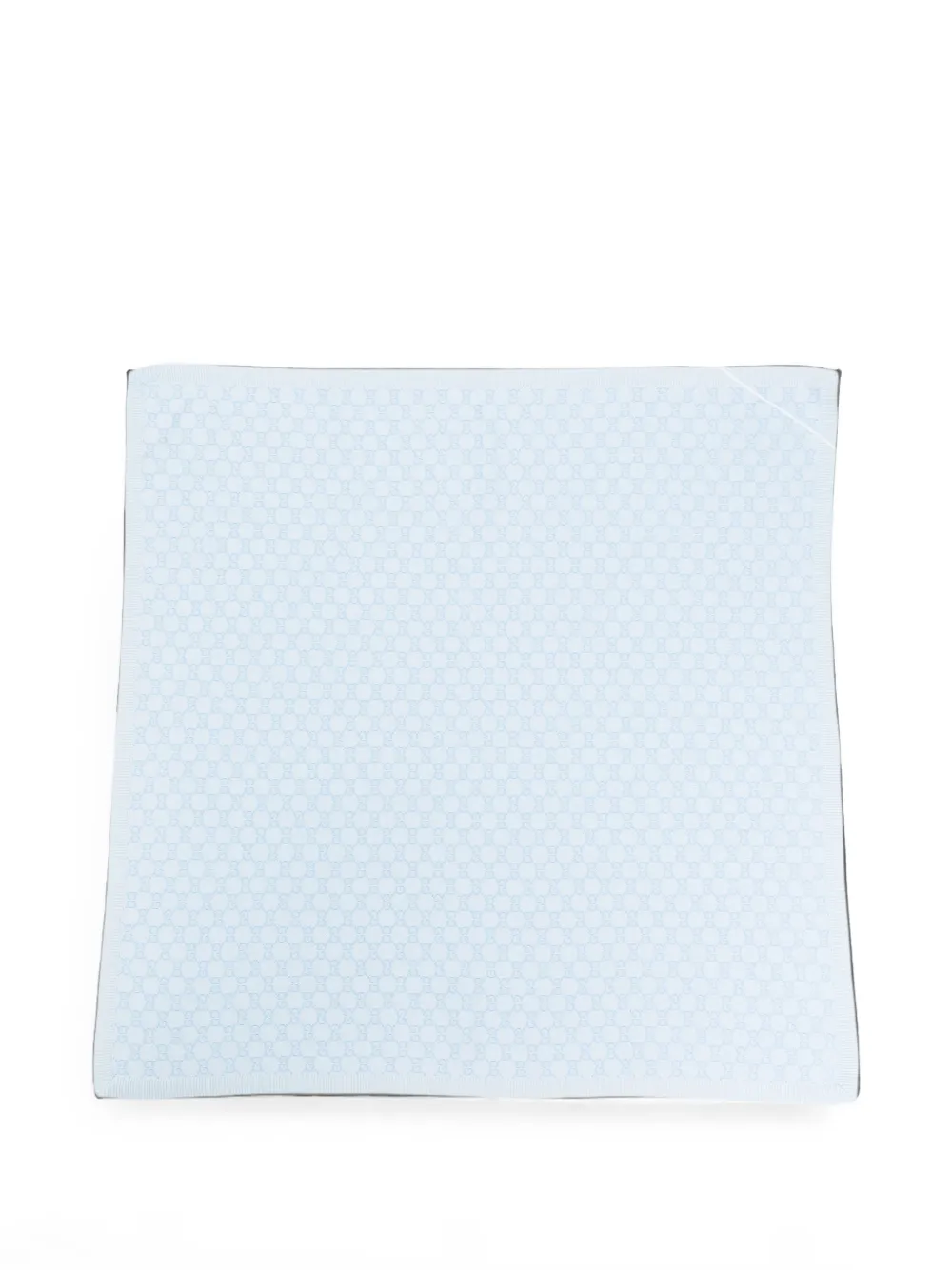 Gucci Kids GG monogram blanket - Blau