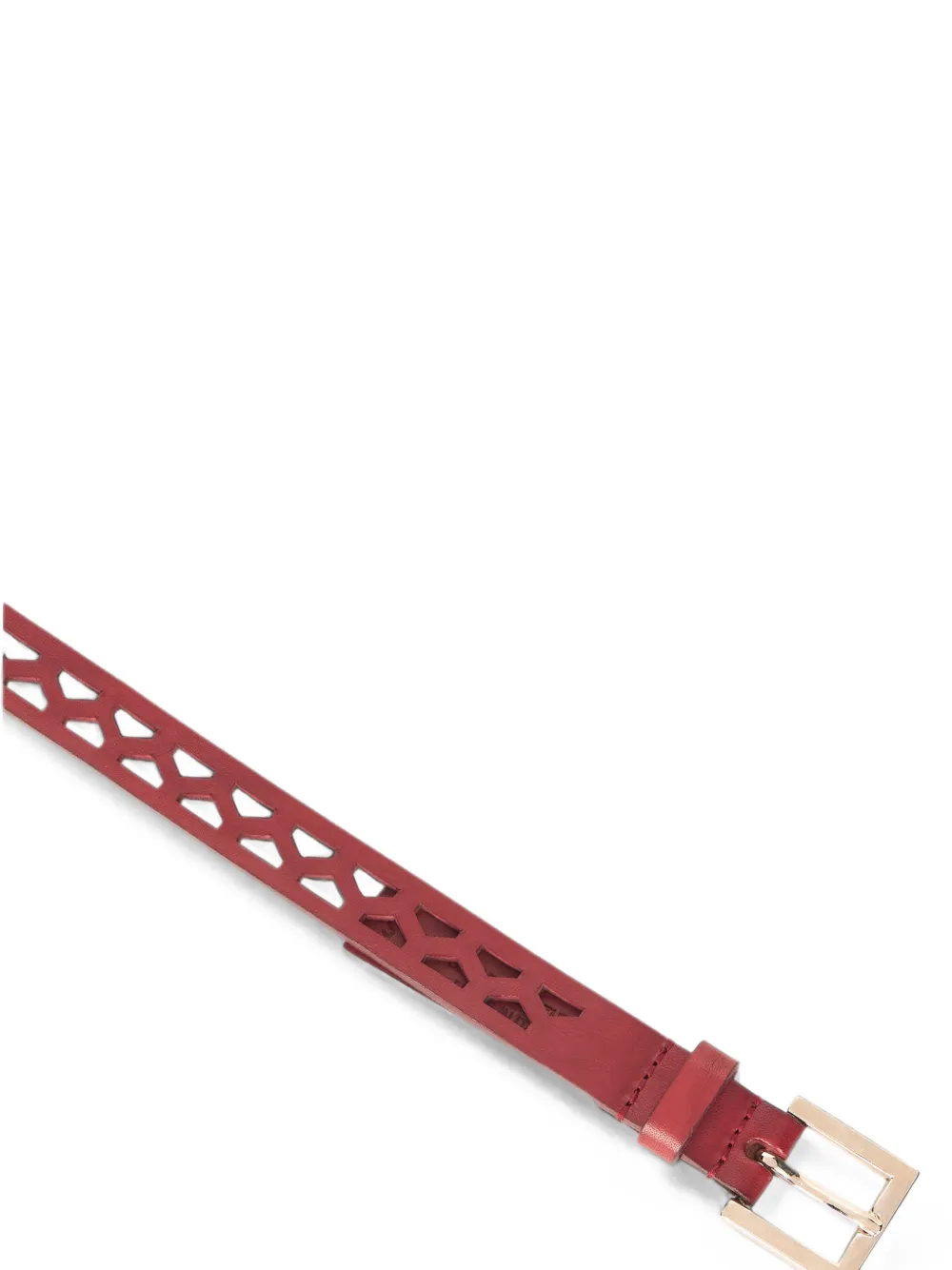 Alberta Ferretti Uitgesneden riem Rood