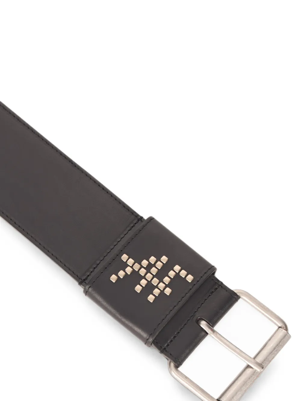 Alberta Ferretti Leren riem Zwart