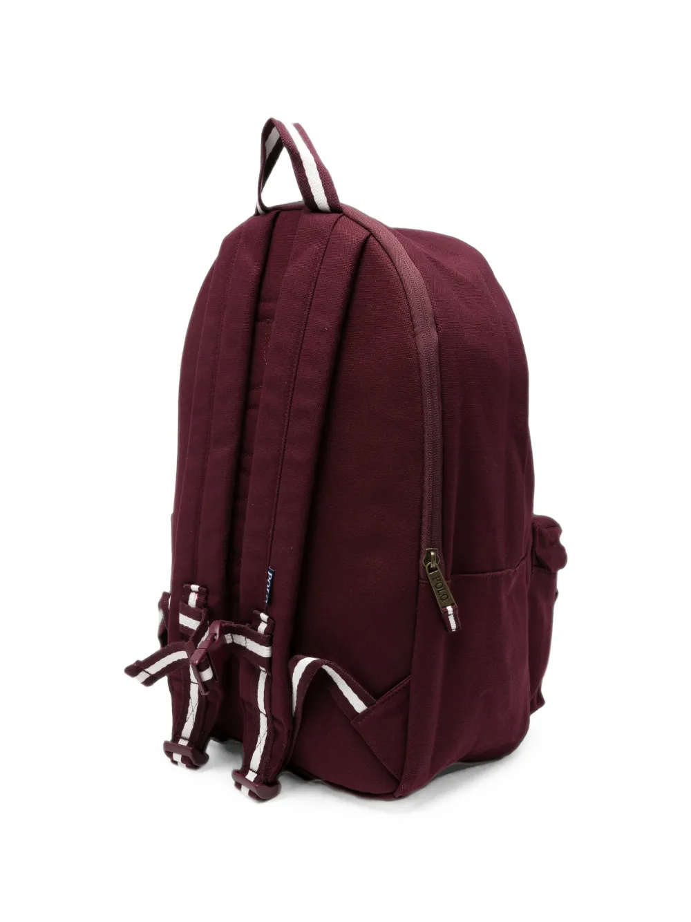 POLO RALPH LAUREN KIDS Grote Polo Sport katoenen canvas rugzak Rood