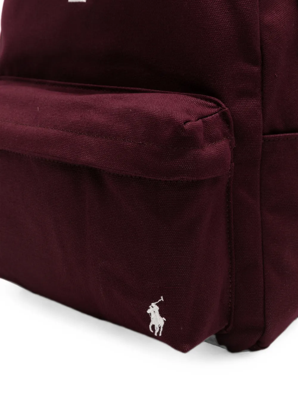 POLO RALPH LAUREN KIDS Grote Polo Sport katoenen canvas rugzak Rood