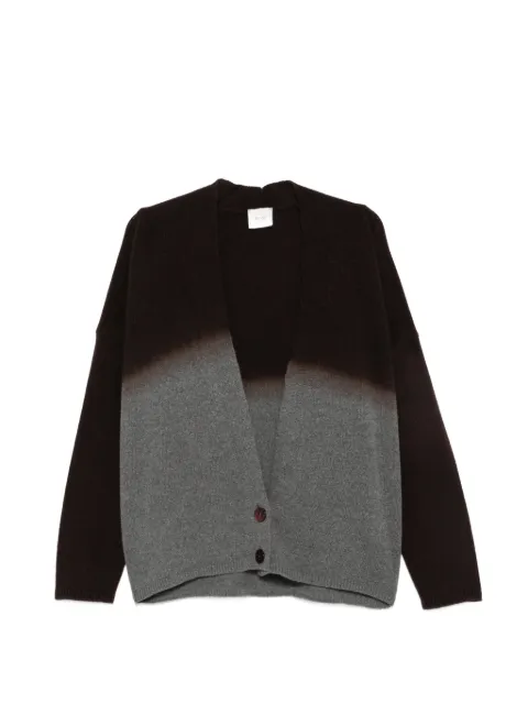 Alysi gradient-effect V-neck cardigan