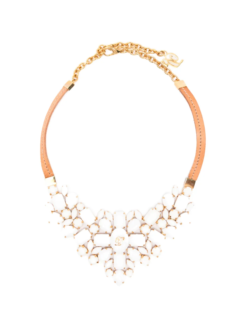DSQUARED2 2010s Halskette mit Kristallen - Gold