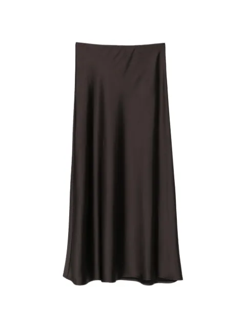 IMPERIAL satin-finish maxi skirt