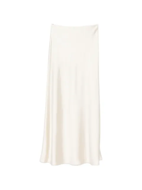 IMPERIAL satin-finish bias-cut maxi skirt