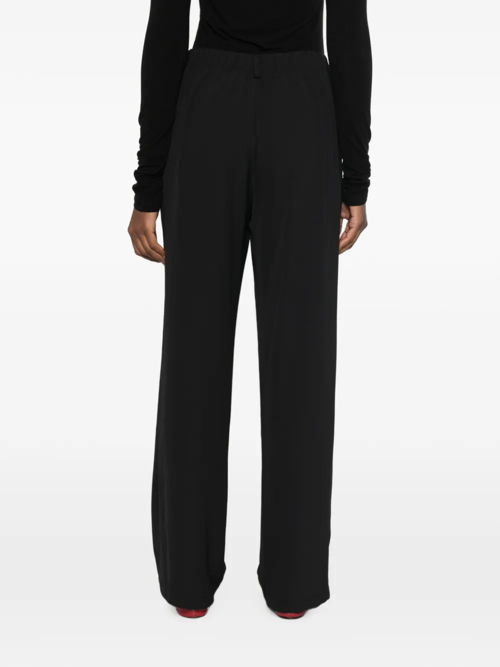 IMPERIAL Broek met wijde pijpen Zwart