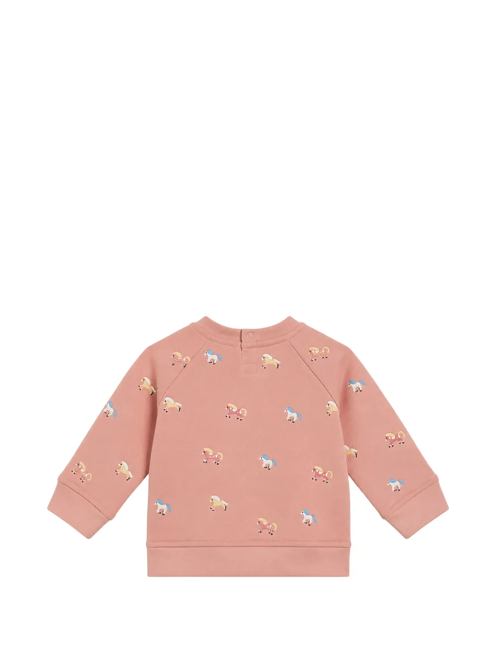 Stella McCartney Kids Sweater met raglan mouwen en paardenprint Roze