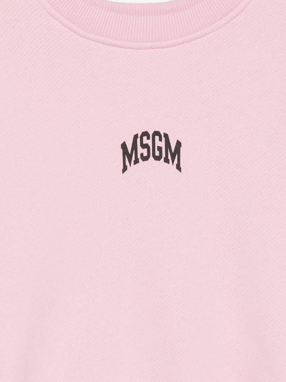 MSGM Kids Sweater met logoprint Roze