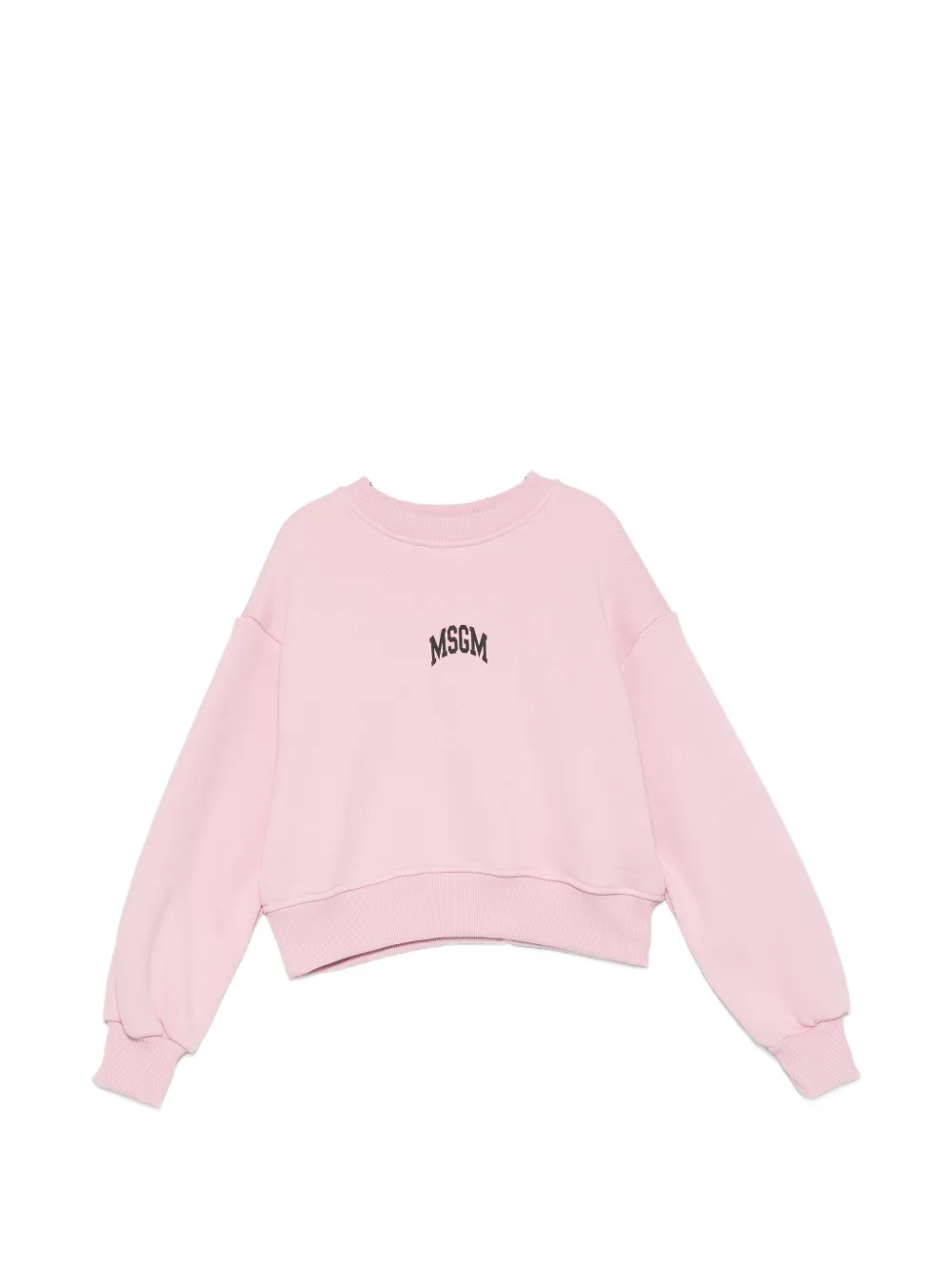 MSGM Kids logo-print sweatshirt - Rosa