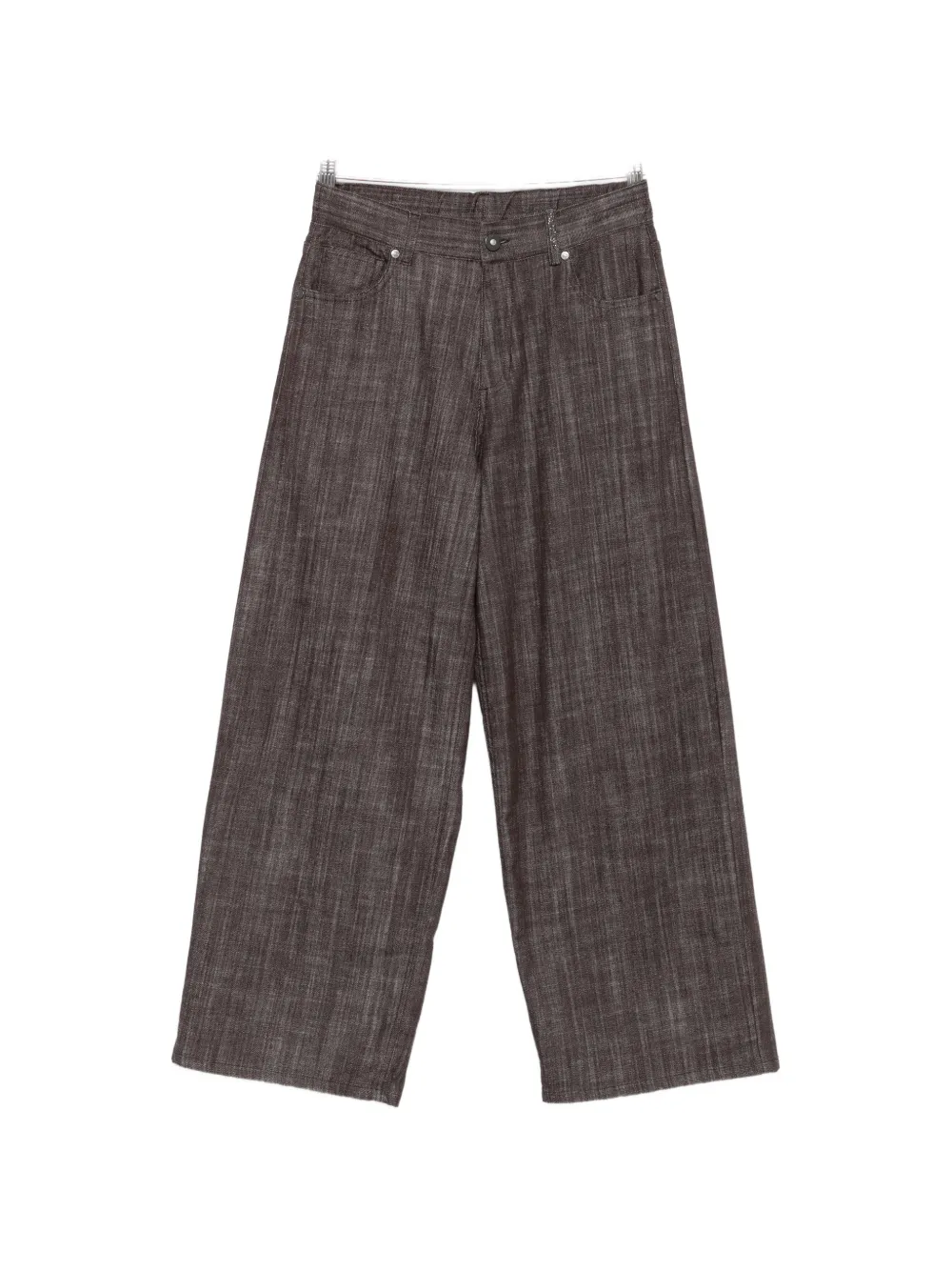 PANICALE straight-leg trousers - Braun