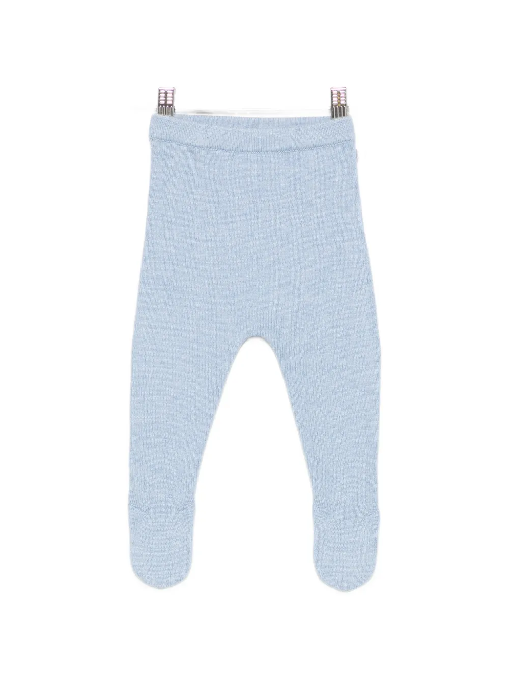 Petit Bateau fine-knit footed trousers - Blu