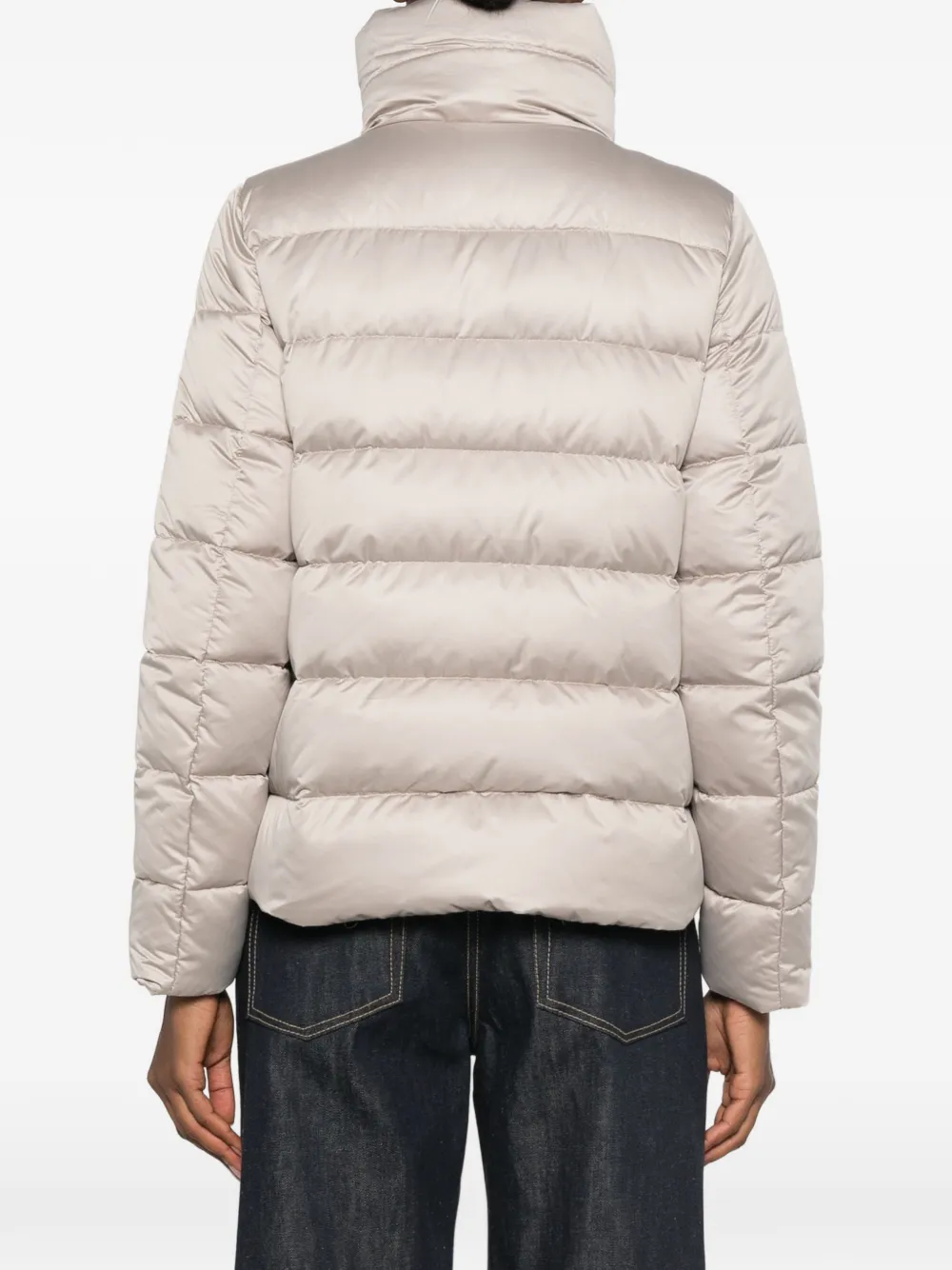 Moorer Argentea quilted jacket Grijs