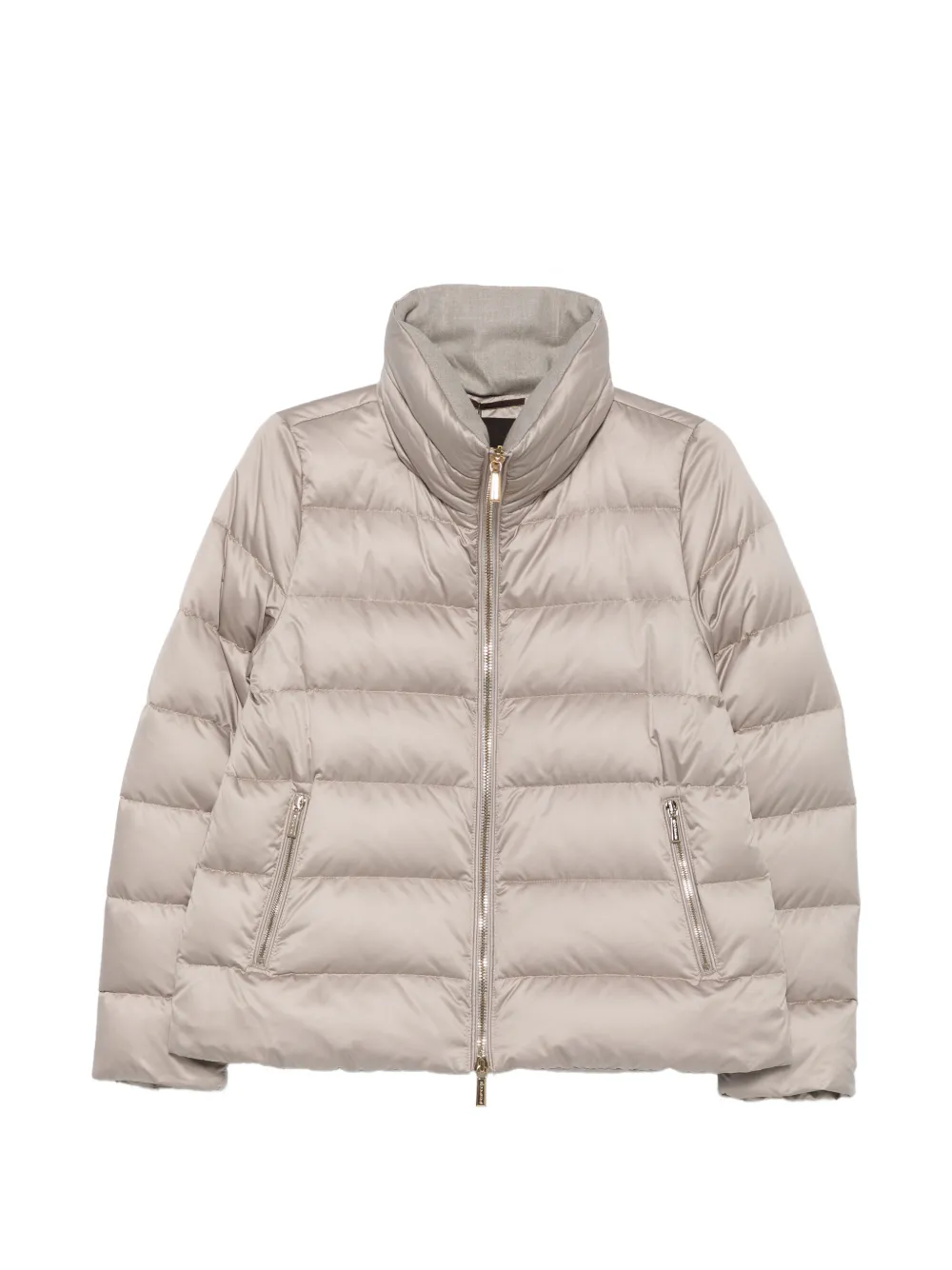 Moorer Argentea quilted jacket Grijs