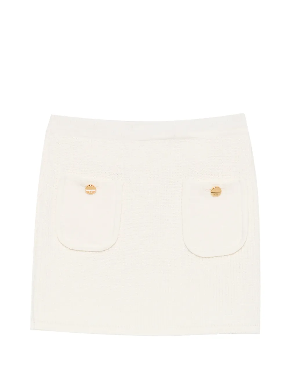 Elisabetta Franchi La Mia Bambina Gonna con placca logo - Toni neutri