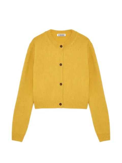 Jil Sander cashmere blend crew-neck cardigan