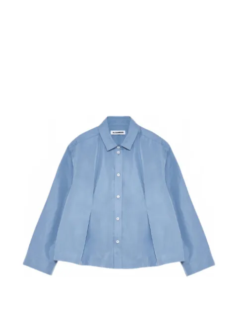 Jil Sander Hemd mit Faltendetail und Knöpfen