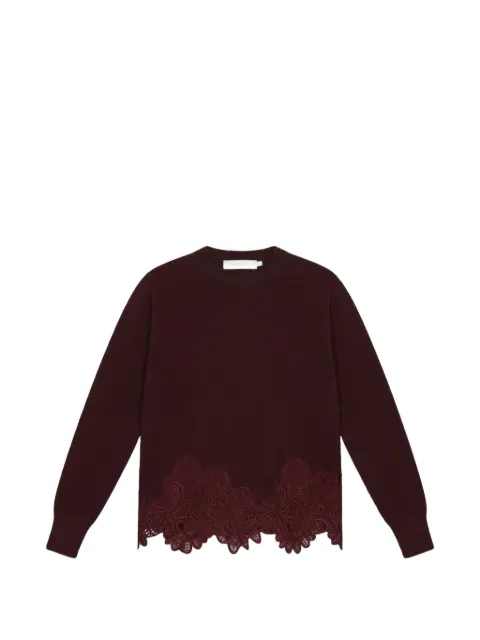 ZIMMERMANN Valiant lace-trimmed sweater
