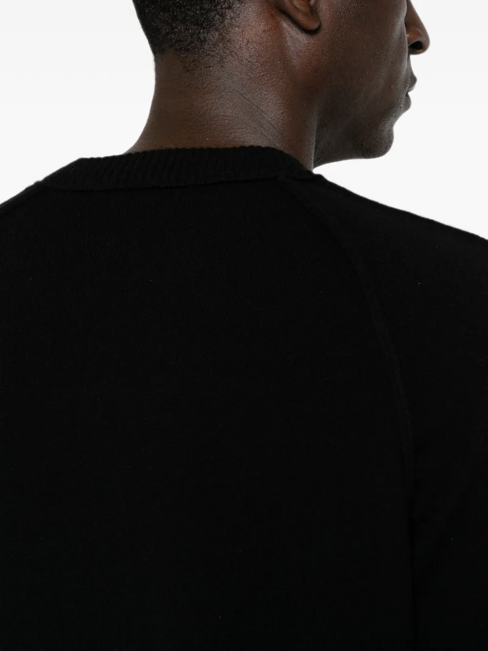 Undercover Trui met ronde hals en raglan mouwen Zwart