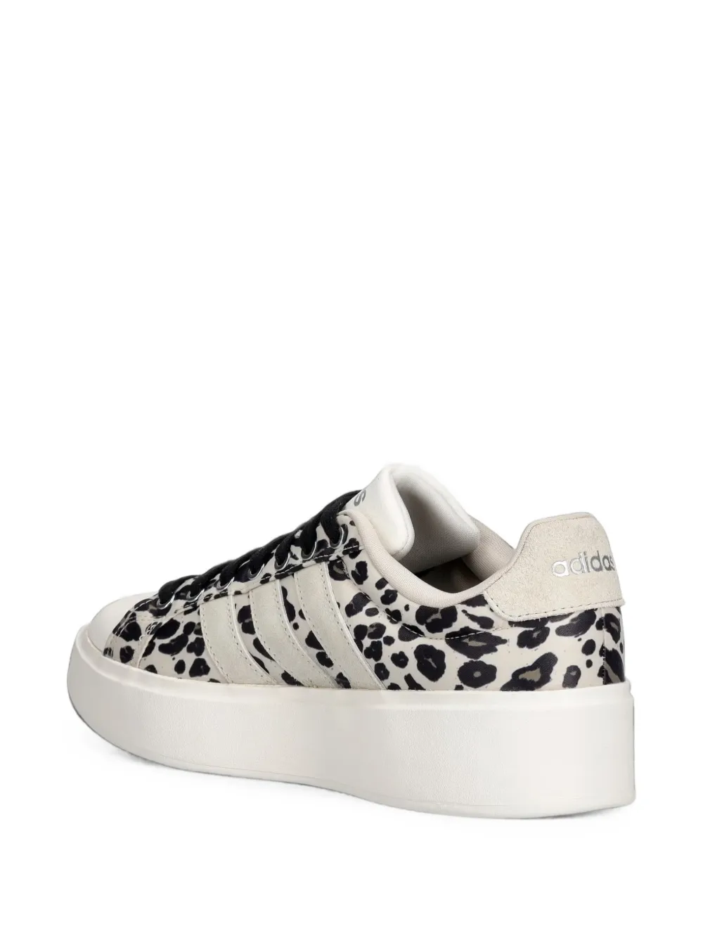 adidas leopard-print platform sneakers Beige