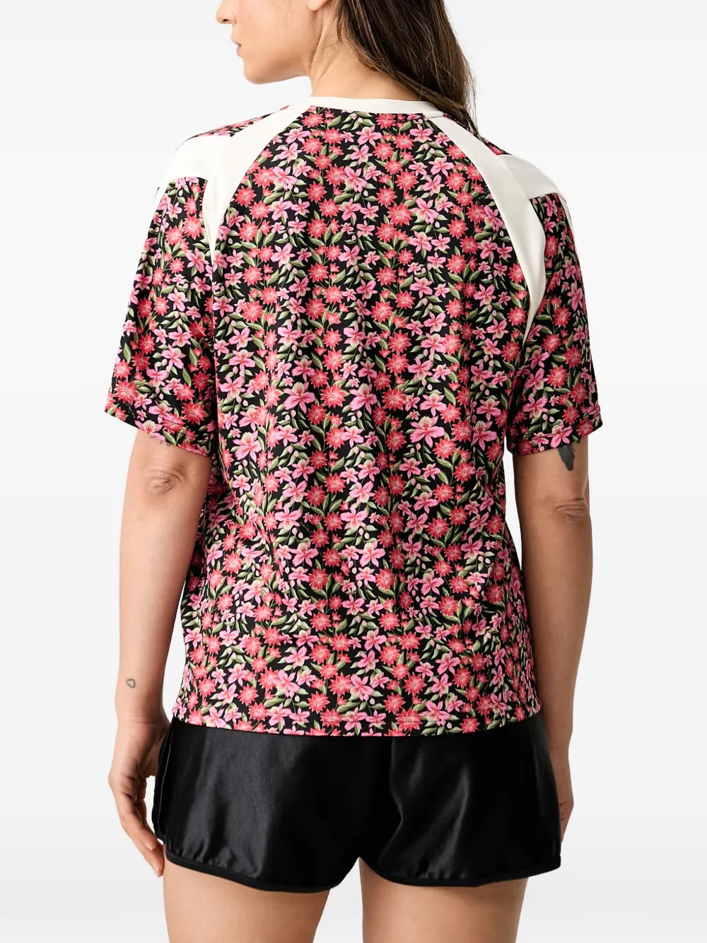 adidas x Farm Rio House Of Tiro floral-print raglan-sleeve T-shirt Zwart