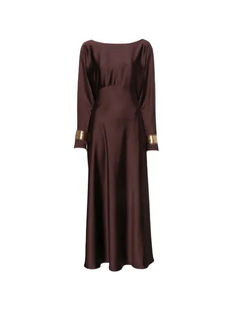 IMPERIAL V-back maxi dress