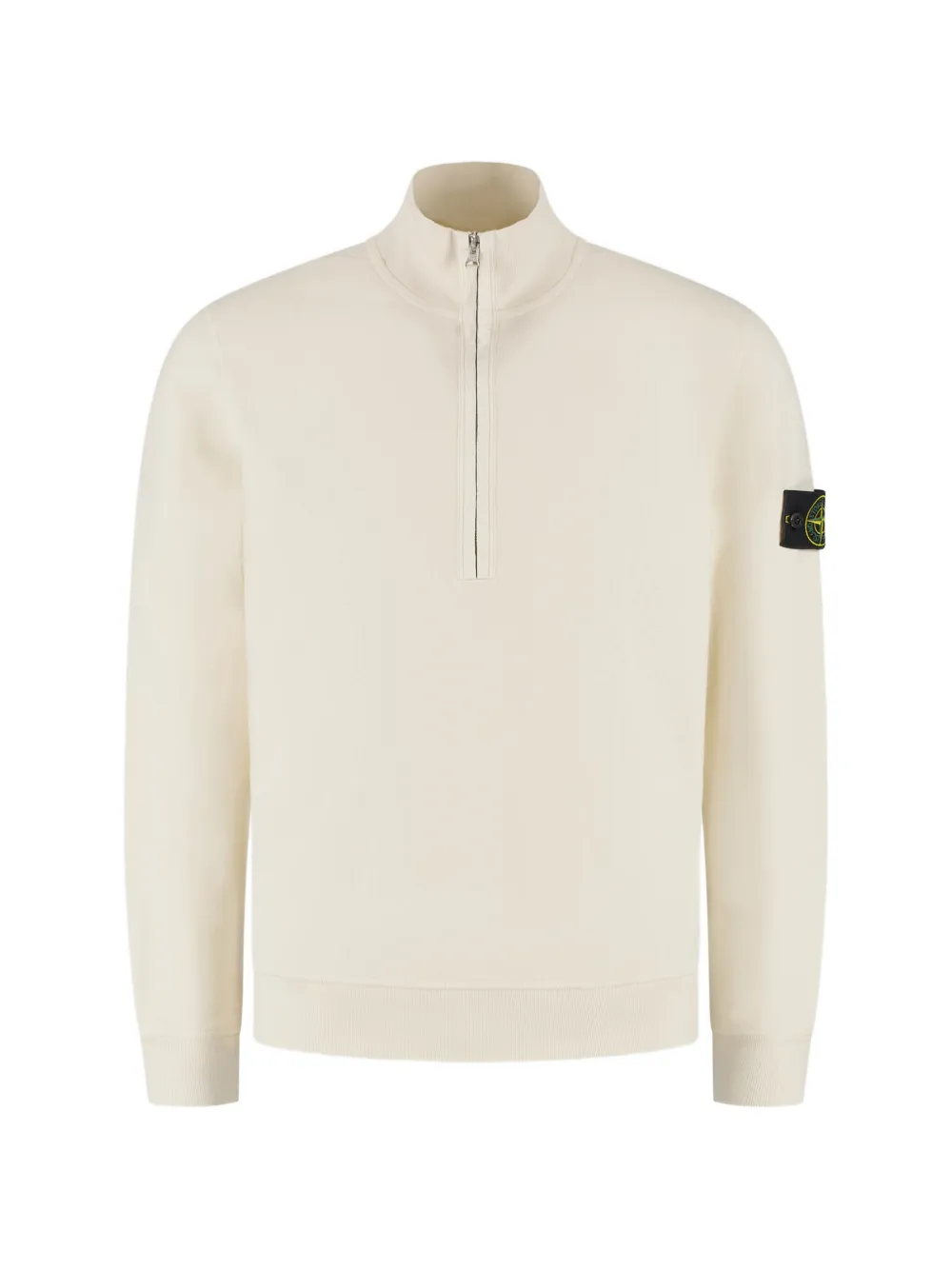 Stone Island Compass-motif quarter-zip sweater
