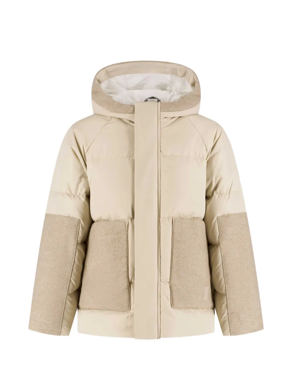 Eleventy Kids hooded padded coat - Toni neutri