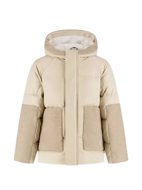 Eleventy Kids hooded padded coat
