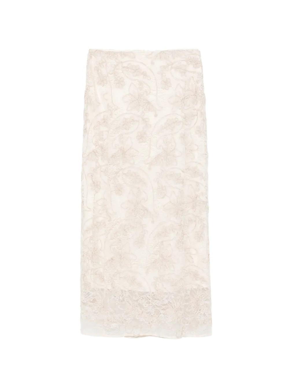 IMPERIAL Rock mit Blumenspitze - Nude