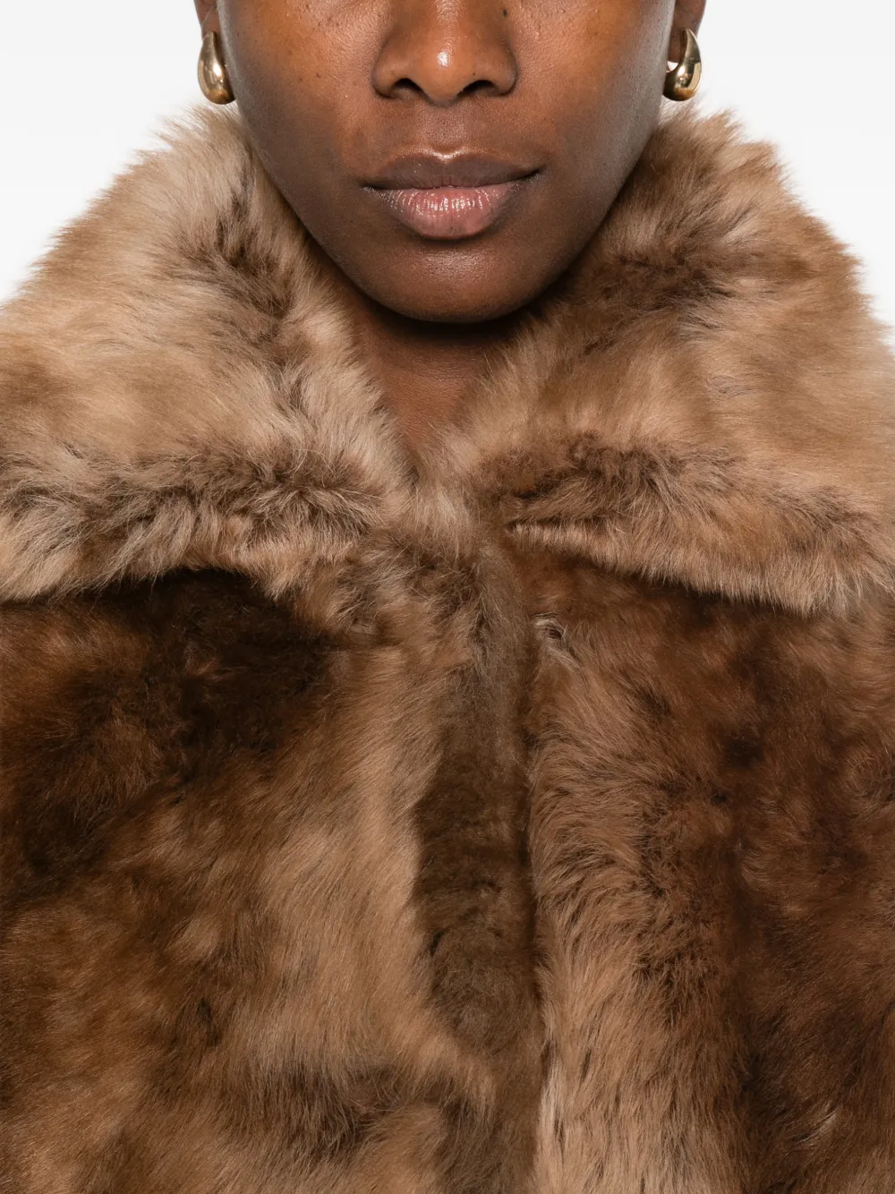 Emmeti Silvia shearling jacket Bruin