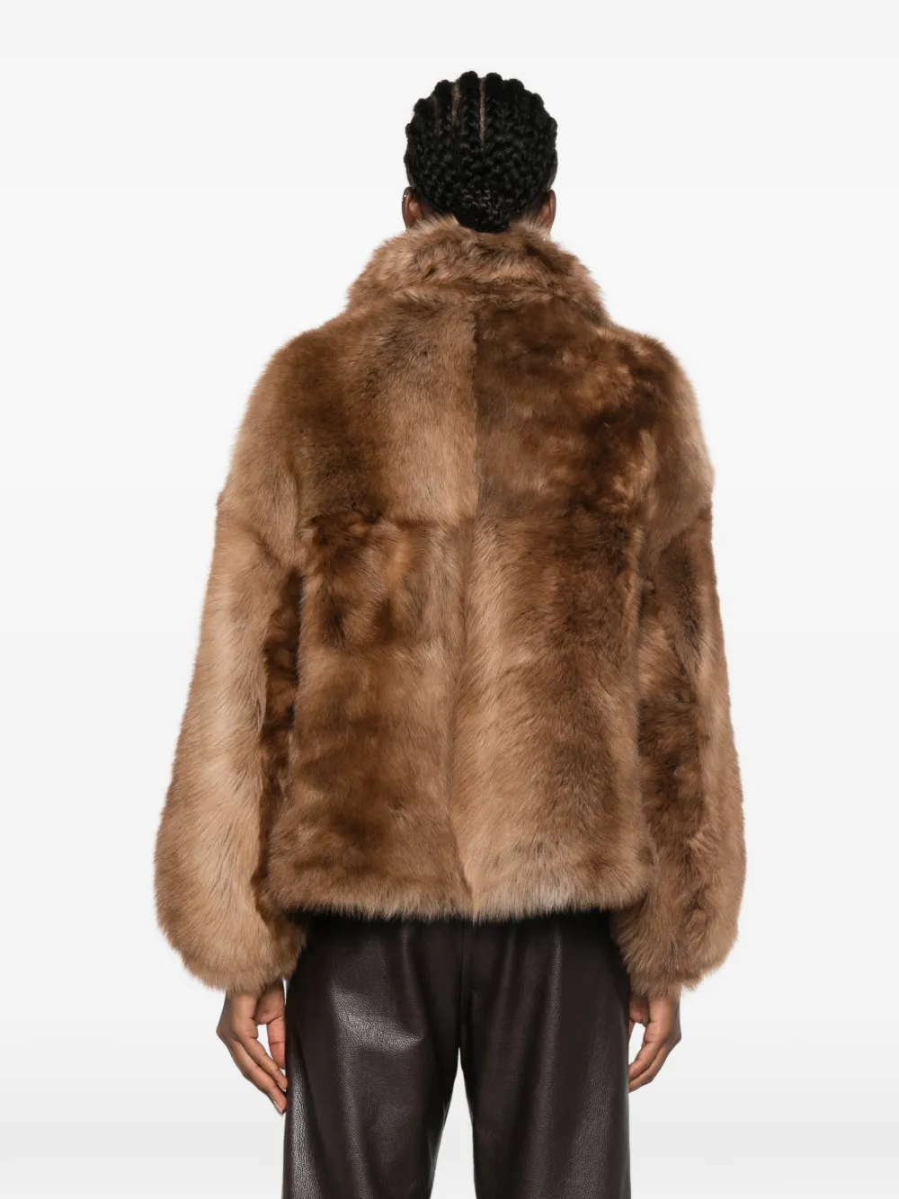 Emmeti Silvia shearling jacket Bruin