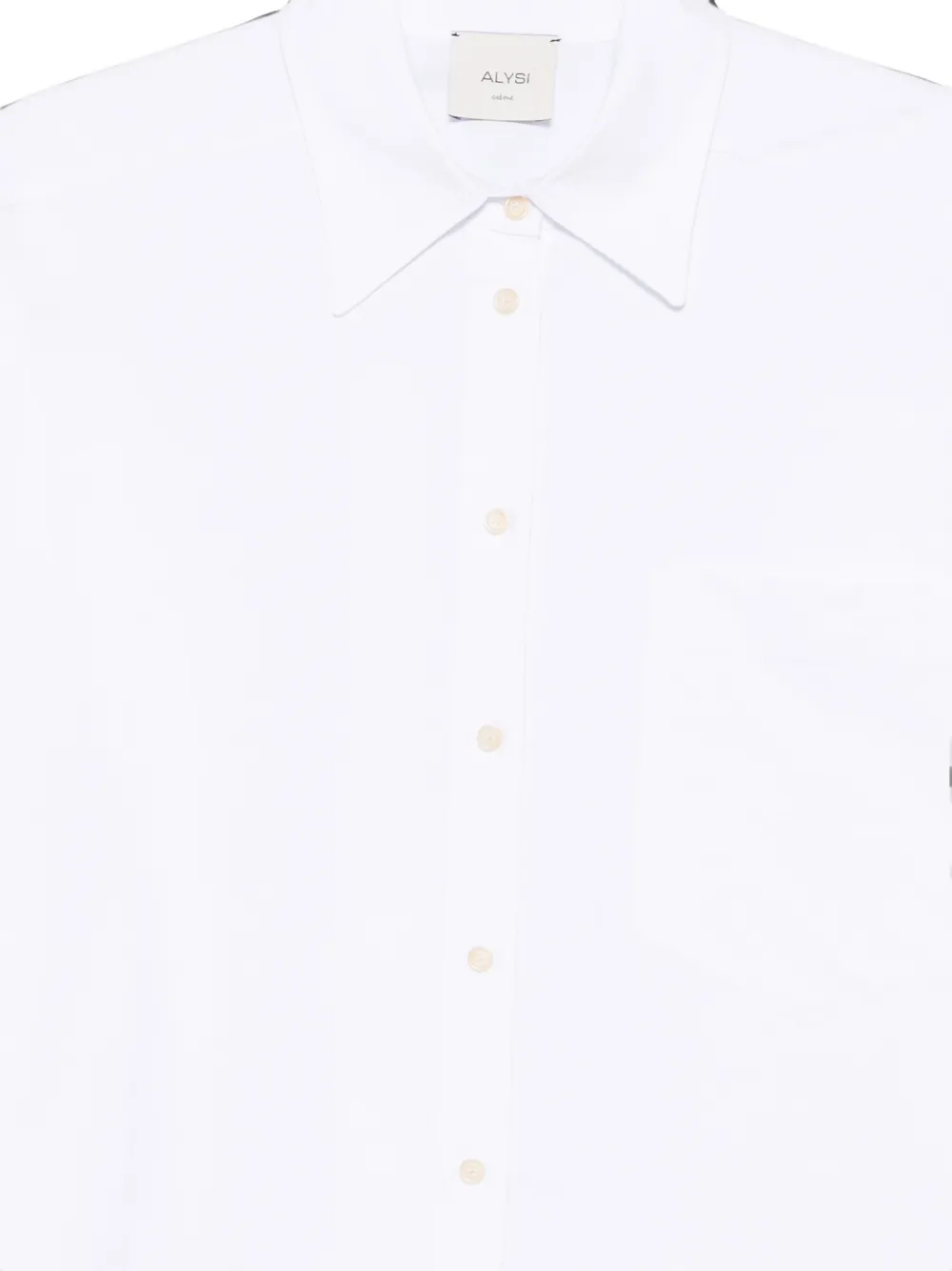 Alysi Blouse met borstzak Wit