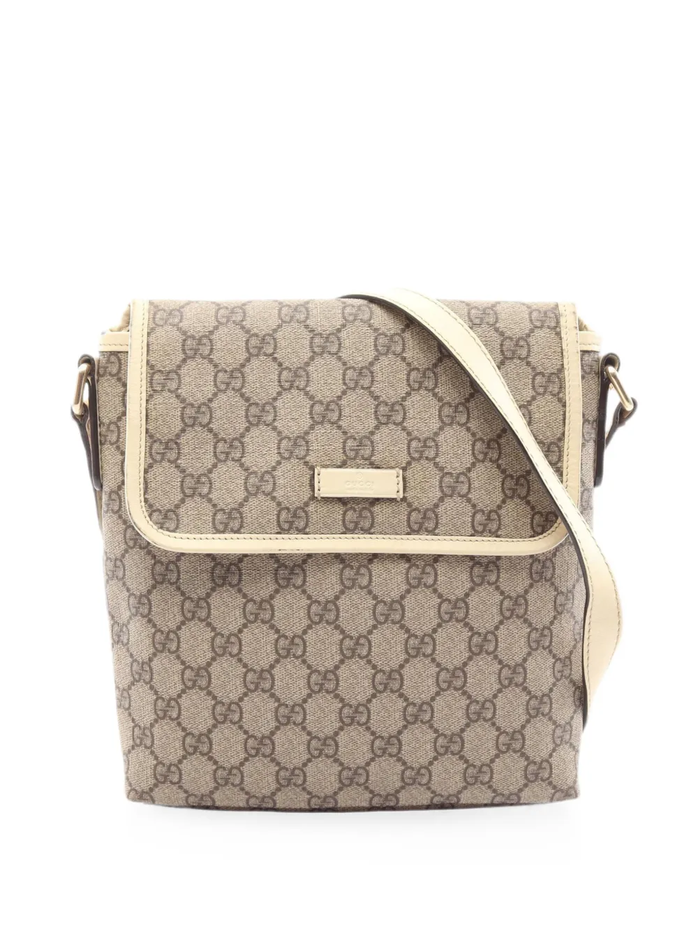 Gucci Pre-Owned 2000-2015 GG Supreme crossbody bag - Nude