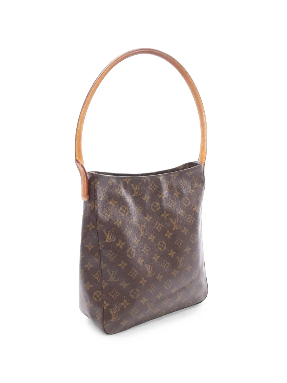 Louis Vuitton Pre-Owned Borsa a spalla Looping GM con monogramma 2001 - Marrone
