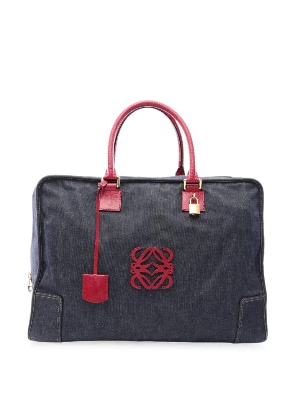 Loewe Pre-Owned 2000-2010 Denim Amazona 50 travel bag - Blau