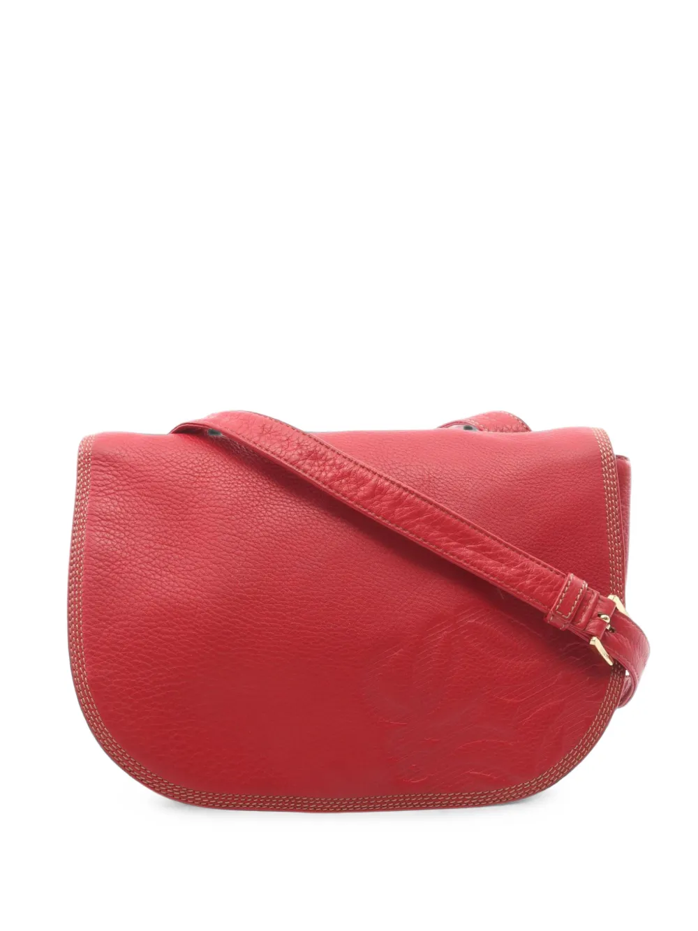 Loewe Pre-Owned 2015-2026 Anagram Flap Umhängetasche - Rot