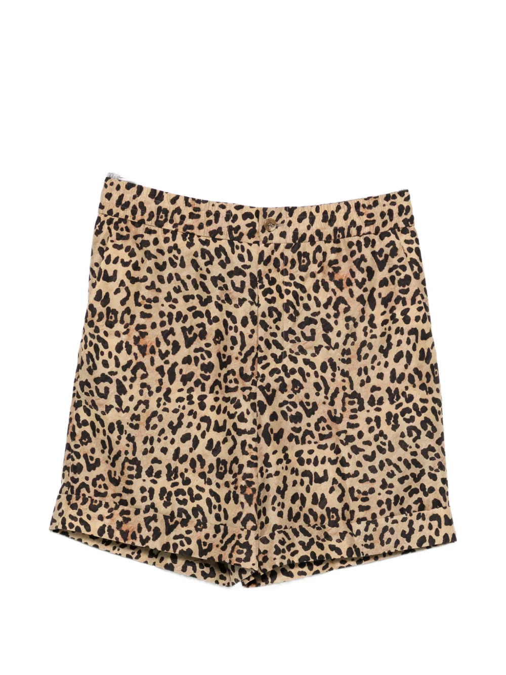 Valentino Garavani leopard-print shorts - Nude