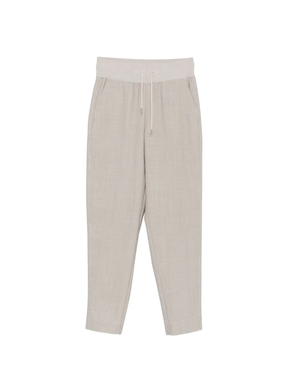 PANICALE drawstring tapered trousers - Grau