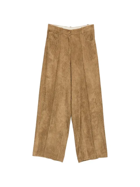 Alysi belt-loop corduroy trousers