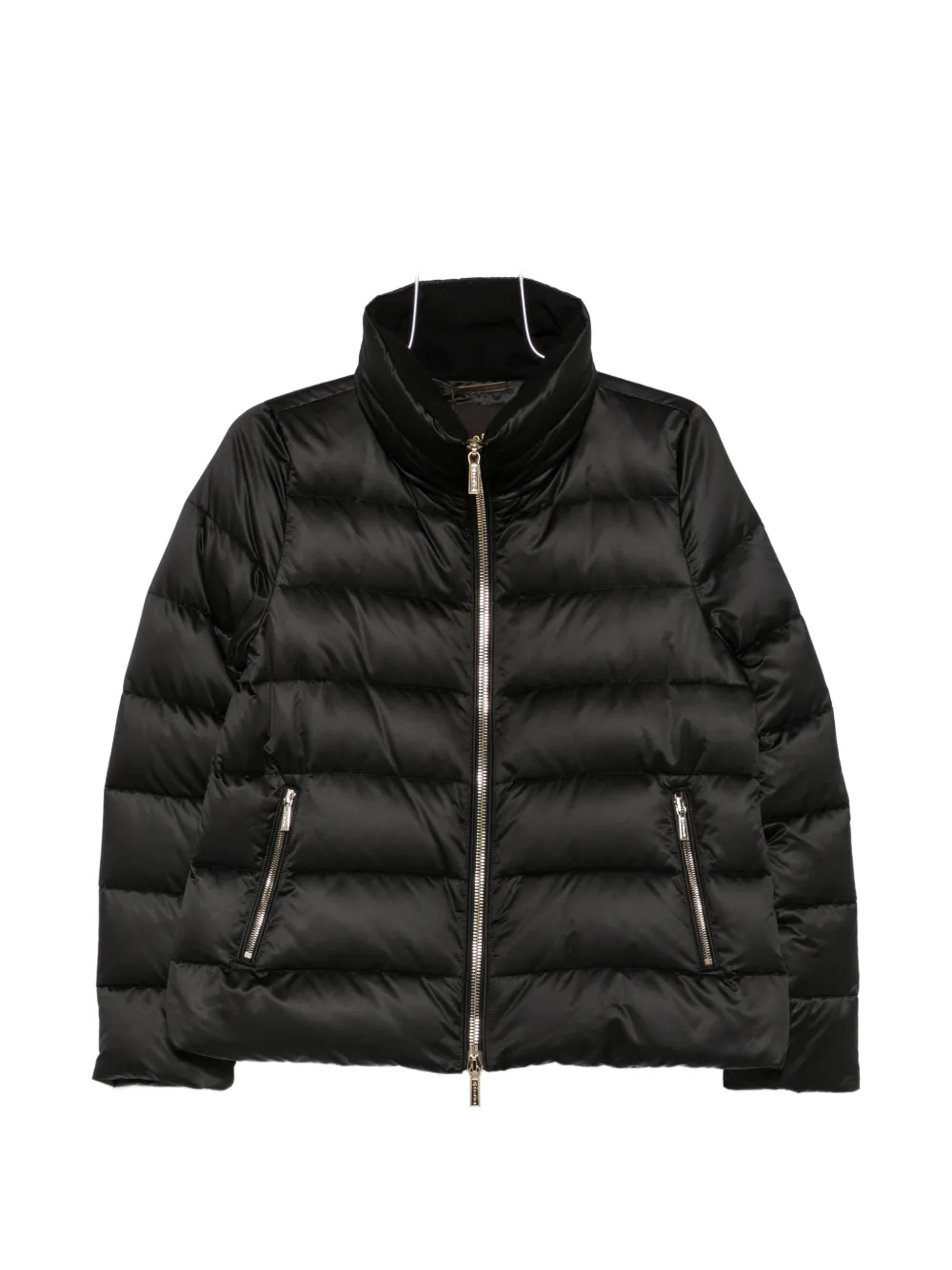 Moorer Argentea quilted jacket - Schwarz