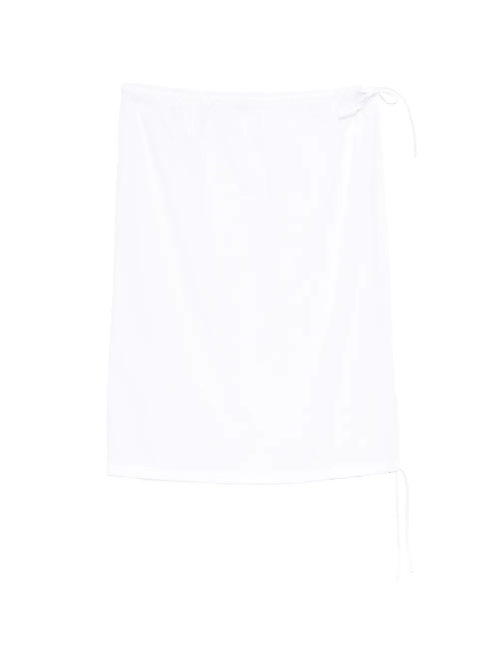 Prada drawstring-fastening skirt Wit