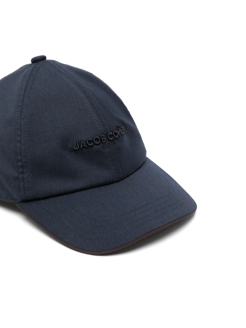 Jacob Cohën Pet met geborduurd logo Blauw