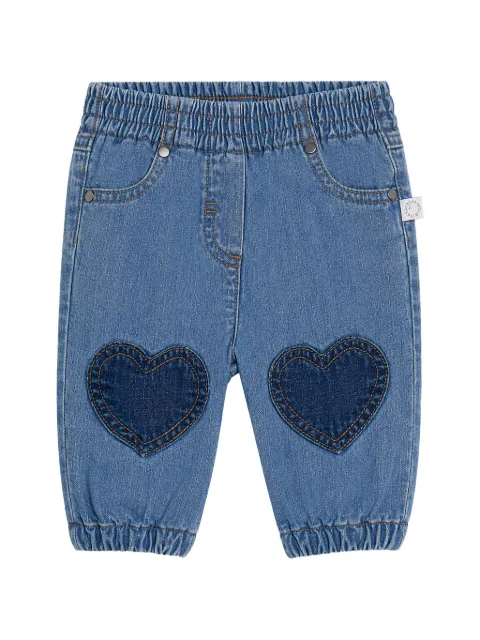 Stella McCartney Kids heart-patch jeans