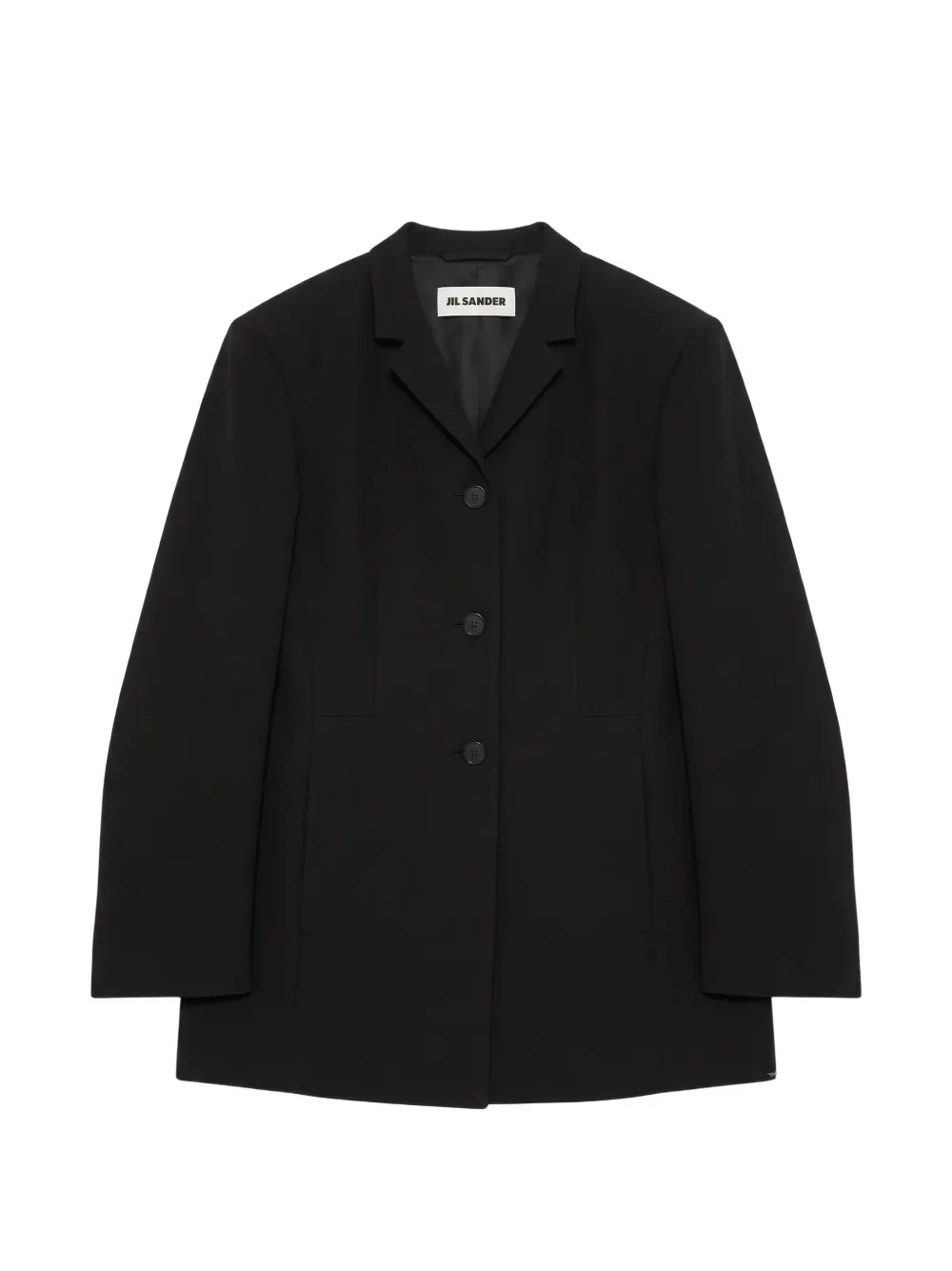 Jil Sander single-breasted tailored jacket - Black