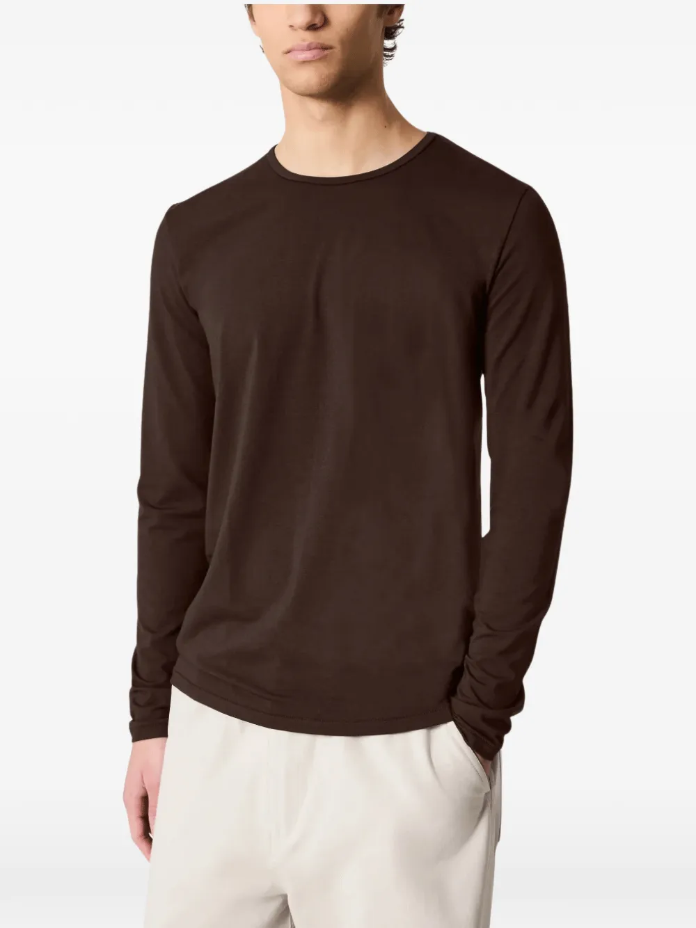 KIEFERMANN long-sleeve T-shirt - Marron