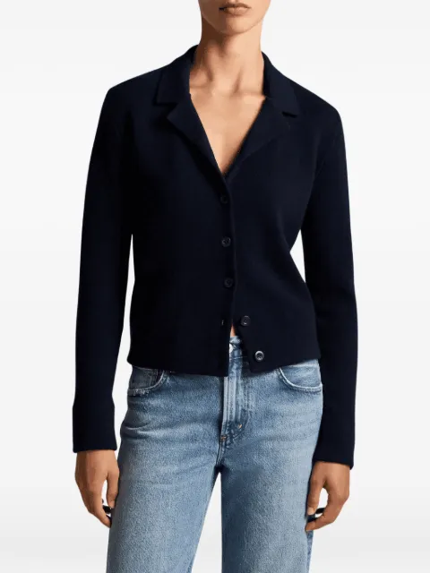 Vince notched-collar cardigan