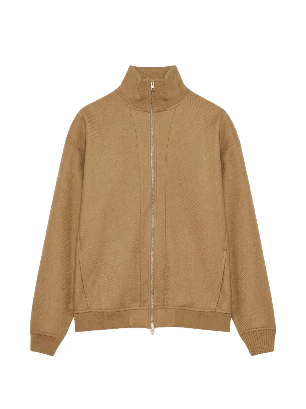 Jil Sander Jack met hoge hals Beige